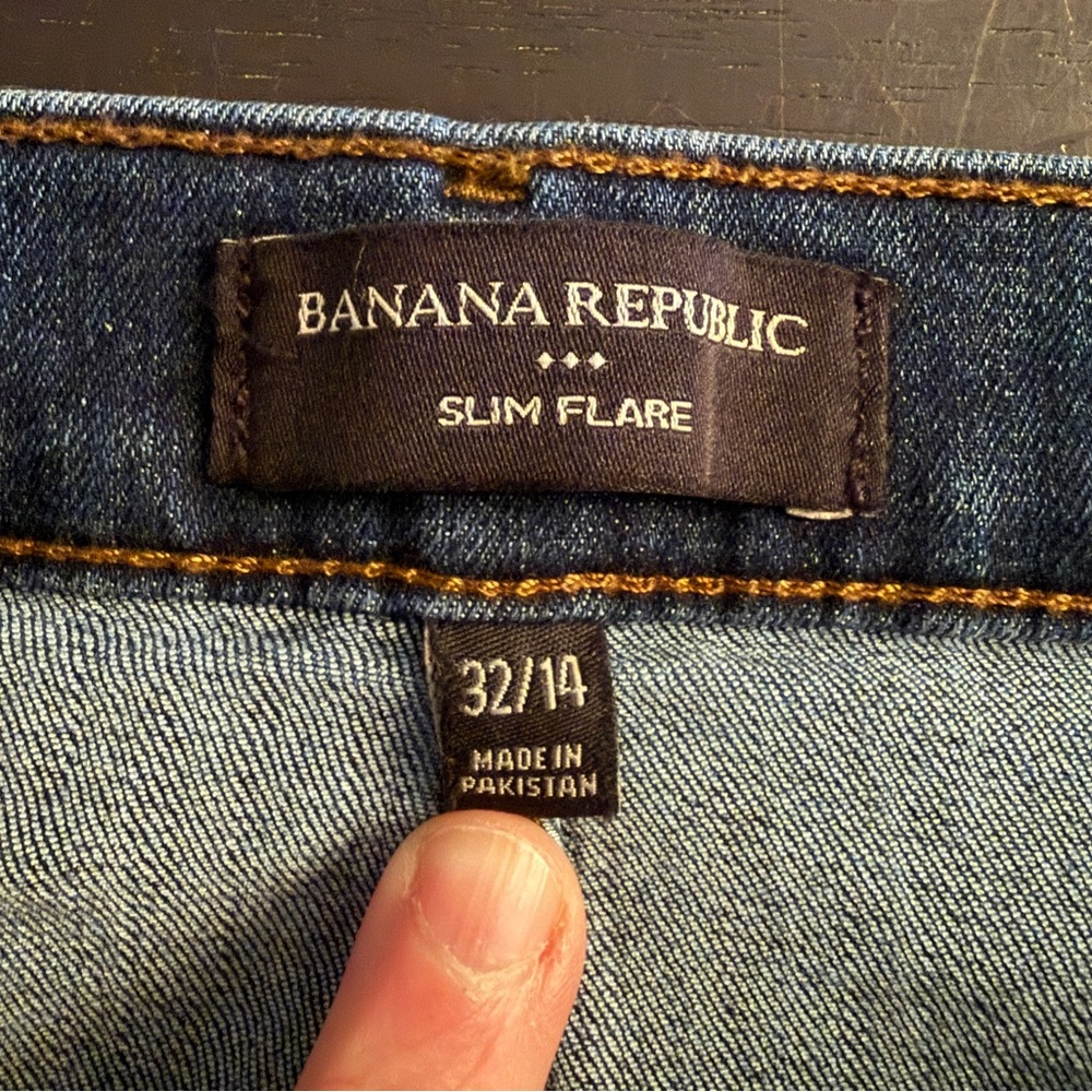Banana Republic Women’s Blue Jeans Slim Flare